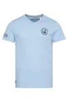 CAMP DAVID T-Shirt 'Cruise North' navy/hellblau