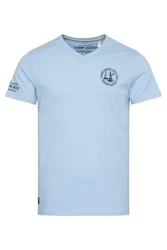 CAMP DAVID T-Shirt 'Cruise North' navy/hellblau