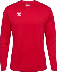 hummel Kapuzenpullover Hmlauthentic Pl Jersey L/S Rot/Rosa