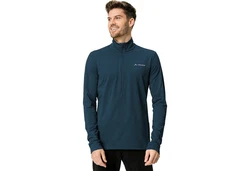 VAUDE Langarmshirt Livigno II Dunkelblau/Hellblau/Blau