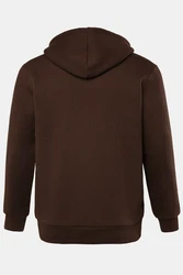 JP1880 Fleecejacke Hoodiejacke Outdoor Sweatjacke Kapuze Dunkelbraun/Braun