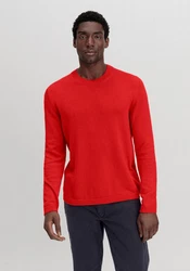 Hessnatur Strickpullover Rot