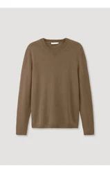 Hessnatur Strickpullover Khaki/Braun/Grau/Dunkelgrün