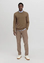 Hessnatur Strickpullover Khaki/Braun/Grau/Dunkelgrün