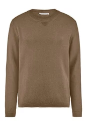 Hessnatur Strickpullover Khaki/Braun/Grau/Dunkelgrün