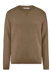 Strickpullover aus reiner Bio-Baumwolle mit Bio-Merinowolle (1-tlg)