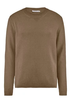 Hessnatur Strickpullover Khaki/Braun/Grau/Dunkelgrün