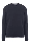 Hessnatur Strickpullover Dunkelblau