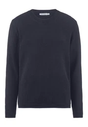 Strickpullover aus reiner Bio-Baumwolle mit Bio-Merinowolle (1-tlg)