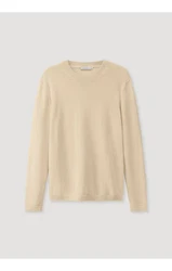 Hessnatur Strickpullover Khaki/Beige/Braun