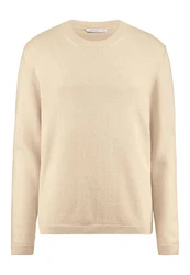 Hessnatur Strickpullover Khaki/Beige/Braun