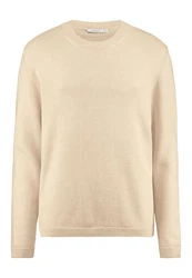 Hessnatur Strickpullover Khaki/Beige/Braun