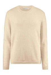 Strickpullover aus reiner Bio-Baumwolle mit Bio-Merinowolle (1-tlg)