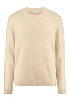 Hessnatur Strickpullover Khaki/Beige/Braun