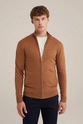 WE Fashion Cardigan Braun/Orange