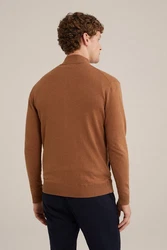 WE Fashion Cardigan Braun/Orange