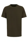 WE Fashion T-Shirt Dunkelgrün/Khaki