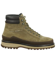 Gant Stiefelette Schnürstiefelette Braun/Dunkelgrün