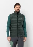 Jack Wolfskin Daunenweste PILVI DOWN VEST Dunkelgrün/Grün