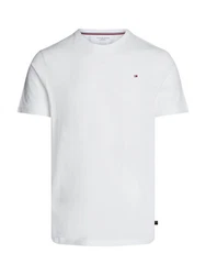 Tommy Hilfiger Underwear T-Shirt mit Logo-Stickerei Creme/Weiß/Grau