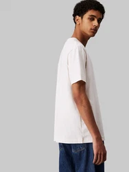 Calvin Klein Jeans T-Shirt CHENILLE MONOLOGO TEE Creme/Khaki/Grau/Braun