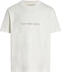 Calvin Klein Jeans T-Shirt CHENILLE MONOLOGO TEE Creme/Khaki/Grau/Braun
