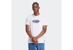 adidas Originals T-Shirt 90s GFX LOGO T Weiß/Creme/Hellblau/Schwarz/Orange