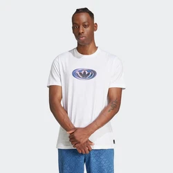 adidas Originals T-Shirt 90s GFX LOGO T Weiß/Creme/Hellblau/Schwarz/Orange