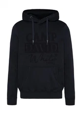 CAMP DAVID Kapuzensweatshirt Schwarz/Dunkelblau/Blau