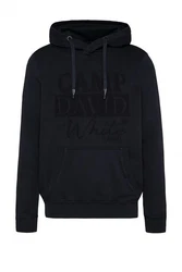 CAMP DAVID Kapuzensweatshirt Schwarz/Dunkelblau/Blau