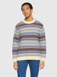 Strickpullover Vagn Regular Bubble Knit Crew Neck