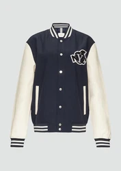 s.Oliver Allwetterjacke Hybridjacke Blau/Dunkelblau/Creme/Weiß