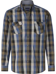 Babista Langarmhemd MILAVETTI blau