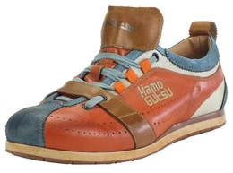 Herren Leder Halbschuhe Sneaker Wechselfussbett