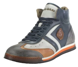 Herren Leder Halbschuhe Sneaker Wechselfussbett