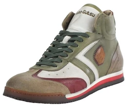 Herren Leder Halbschuhe Sneaker Wechselfussbett