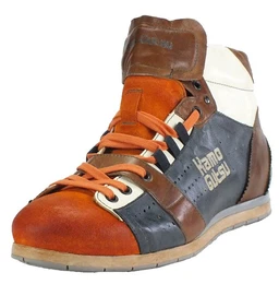 Herren Leder Halbschuhe Sneaker Wechselfussbett