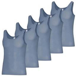 ESGE - Die Wsche-Macher Unterhemd Feinripp (Mehrpack, 5-St., 5 Stck) Feinripp Ringel im 5er Pack