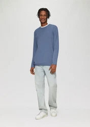 QS Rundhalspullover Casual Blau/Hellblau/Grau/Dunkelblau