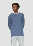 QS Rundhalspullover Casual Blau/Hellblau/Grau/Dunkelblau