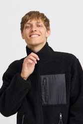 TheJoggConcept Fellimitatjacke JCMMBERRI JACKET Colorblock