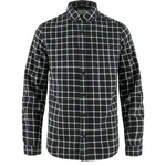 Fjällräven Outdoorhemd Vík Flannel Shirt Dunkelgrün/Dunkelgrau/Schwarz/Gelb/Grau