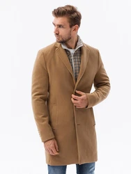 OMBRE Kurzmantel Klassischer Herrenmantel Classic (C536) camel