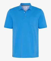 Brax Poloshirt Pullunder STYLE PETE U Blau/Pastell/Türkis/Hellblau