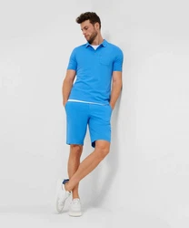 Brax Poloshirt Pullunder STYLE PETE U Blau/Pastell/Türkis/Hellblau