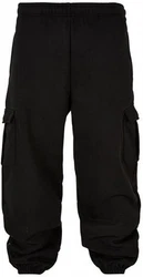 Build Your Brand Funktionshose 90's Cargo Sweatpants Jogginghose Herren Dunkelblau/Schwarz/Grau