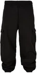 Build Your Brand Funktionshose 90's Cargo Sweatpants Jogginghose Herren Dunkelblau/Schwarz/Grau
