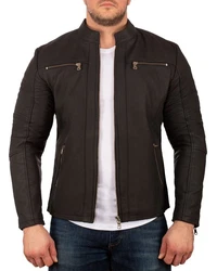 Reichstadt Lederjacke Herren Übergangsjacke 20RS20LUX Grau
