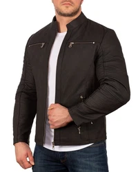 Reichstadt Lederjacke Herren Übergangsjacke 20RS20LUX Grau