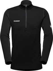 Mammut Aenergy ML Half Zip Pull Men Funktionshemd Longsleeve Schwarz